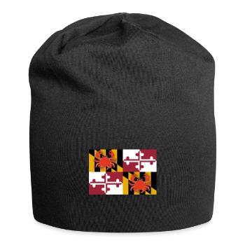 Alaska Geschenk Kinder Herren Damen USA Natur Eis - Jersey-Beanie - Schwarz - Vorne