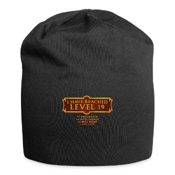 Ich Habe Die Stufe 19 Erreicht Rpg Online Gaming - Jersey-Beanie - Schwarz - Vorne