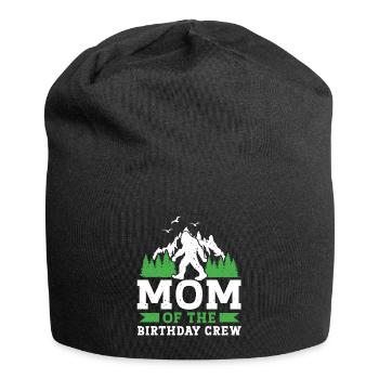 Bigfoot Party fournit maman de l’équipe d’anniversaire - Bonnet en jersey - noir - Devant