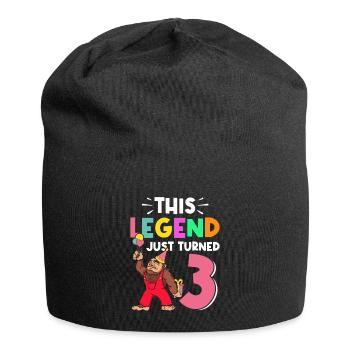 Bigfoot Party Supplies Dad Of The Birthday Crew - Jersey Beanie - black - Front