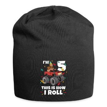 Bigfoot Party Supplies I’m 3 C’est comme ça que je roule - Bonnet en jersey - noir - Devant