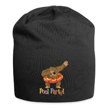 Bigfoot Party Supplies Sasquatch Pool Party - Jersey-Beanie - Schwarz - Vorne