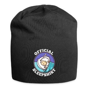 Chemise de nuit officielle Mouton - Bonnet en jersey - noir - Devant