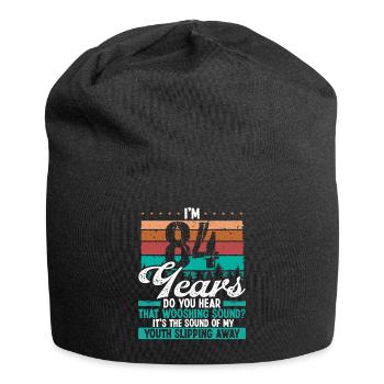 84 Year Old Funny Getting Old Humor Birthday Idea - Jersey-Beanie - Schwarz - Vorne