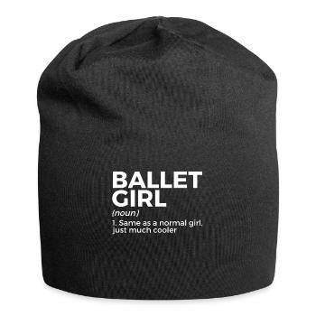 Ballet Tanzen - Jersey-Beanie - Schwarz - Vorne
