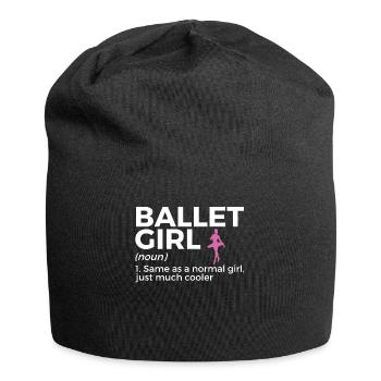 Ballet Tanzen - Jersey-Beanie - Schwarz - Vorne