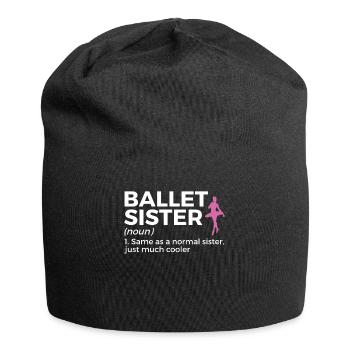 Ballet Tanzen - Jersey-Beanie - Schwarz - Vorne
