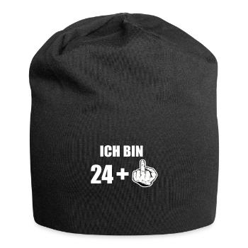 25 Geburtstag - Jersey-Beanie - Schwarz - Vorne