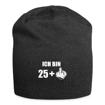 26 Geburtstag - Jersey-Beanie - Anthrazit - Vorne