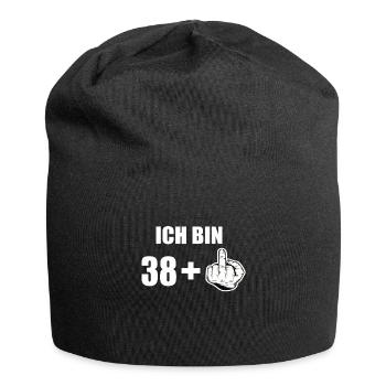 39 Geburtstag - Jersey-Beanie - Schwarz - Vorne