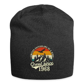 Einzigartig seit 1968 - Jersey-Beanie - Anthrazit - Vorne