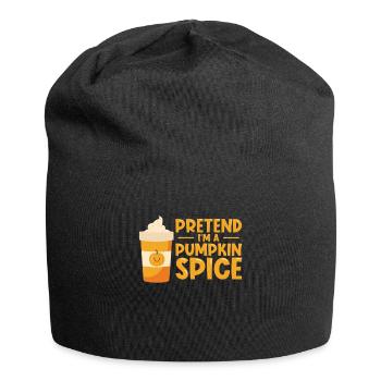 Pumpkin Spice Latte Halloween Costume Café Lover - Bonnet en jersey - noir - Devant