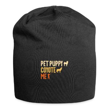Pet Puppy Coyote Me Hunter Coyotes Hunting - Bonnet en jersey - noir - Devant