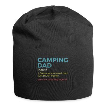 Camping Camping Camping-car - Bonnet en jersey - noir - Devant