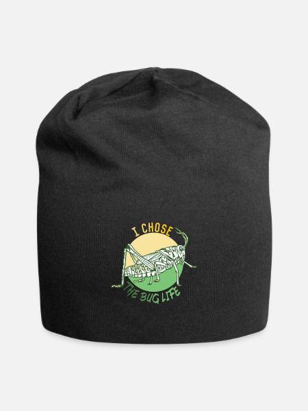 Stick Insect Bug Lover Entemology Phasmatodea - Jersey Beanie - black