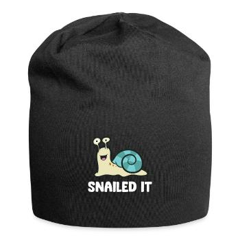 Escargot Escargot - Bonnet en jersey - noir - Devant