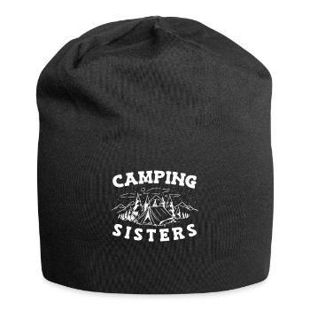 Camping Camping Camping-car - Bonnet en jersey - noir - Devant