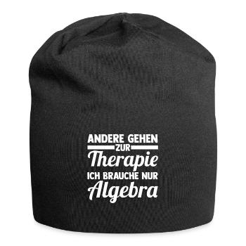 Mathematik Mathe Rechnen Algebra - Jersey-Beanie - Schwarz - Vorne