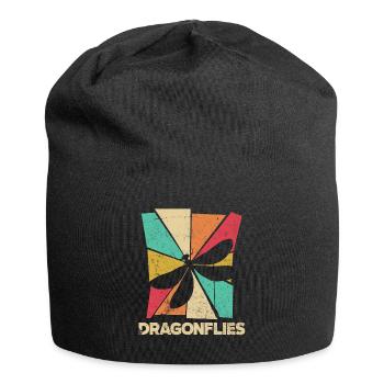 Libellen Libelle Libelle Entomologie Insekten - Jersey-Beanie - Schwarz - Vorne