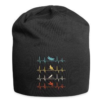 Libellenlibelle Libellen Entomologie - Jersey-Beanie - Schwarz - Vorne