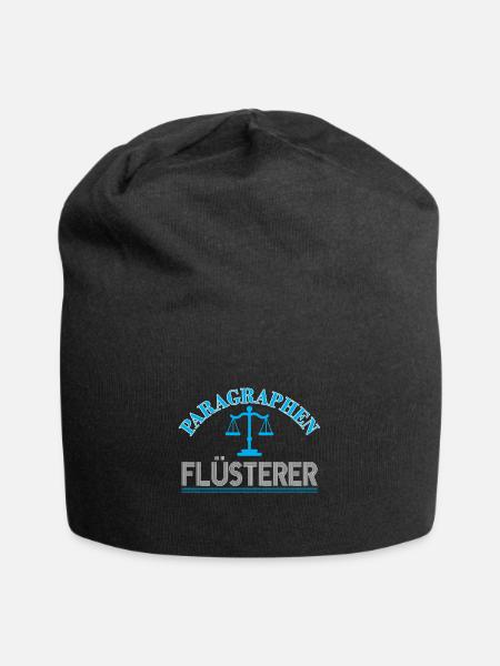 Paragraphen Flüsterer Anwalt Jura Studium Jurist - Jersey-Beanie - Schwarz