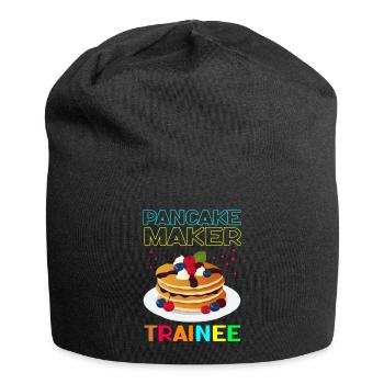Pancakes Pancake Pancake Gift - Jersey Beanie - black - Front