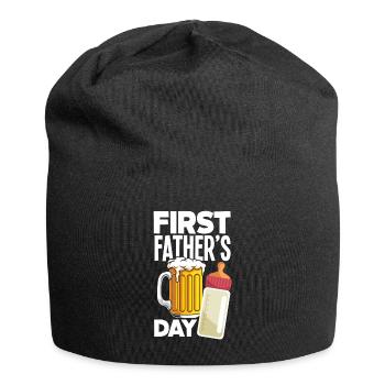 Papa Père Cadeau de la fête des pères - Bonnet en jersey - noir - Devant