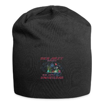 Aquaristik Geschenkidee Fisch Design - Jersey-Beanie - Schwarz - Vorne