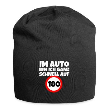 Autofahrer Schnelles Autofahren - Jersey-Beanie - Schwarz - Vorne
