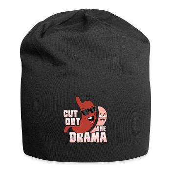Bastric Sleeve - Schluss mit dem Drama für die Gen - Jersey-Beanie - Schwarz - Vorne