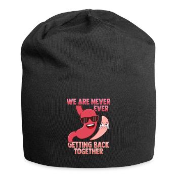 Illustration de manche bastrique pour la récupération gastrique - Bonnet en jersey - noir - Devant