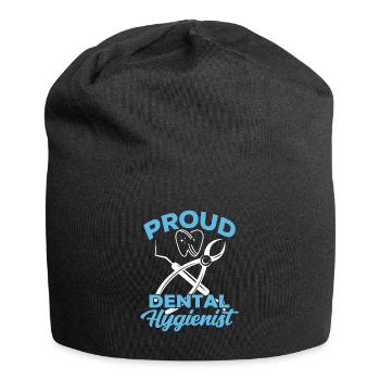 Proud Dental Hygienist Dentist Dental Hygiene - Jersey Beanie - black - Front