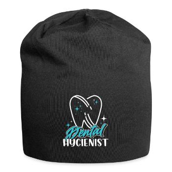 Hygiéniste dentaire Équipe de dentistes en hygiène dentaire - Bonnet en jersey - noir - Devant