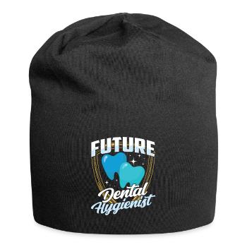 Future dental hygienist dental hygiene team - Jersey Beanie - black - Front