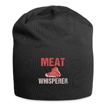 BBQ Grill Beef Meat Lovers Gifts - Jersey Beanie - black - Front