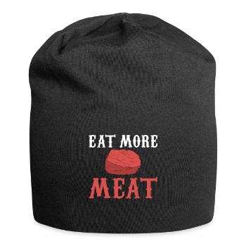 BBQ Grill Beef Meat Lovers Gifts - Jersey Beanie - black - Front