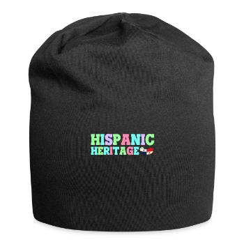 Hispanic Heritage Vintage Latin America Gift - Jersey Beanie - black - Front