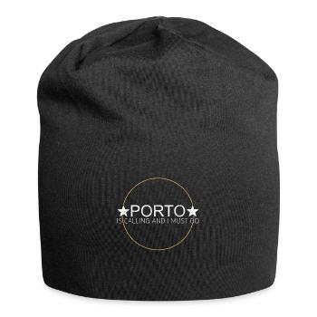 Porto quote - Jersey Beanie - black - Front