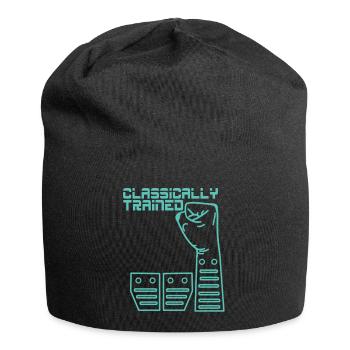 Manual gear shift Stick shift - Jersey Beanie - black - Front