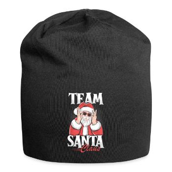 Merry Santa Claus Costume Merry Christmas - Jersey Beanie - black - Front