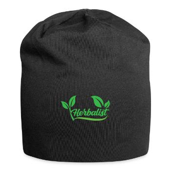 Herboriste Herboriste Herbes de jardin Herbe - Bonnet en jersey - noir - Devant