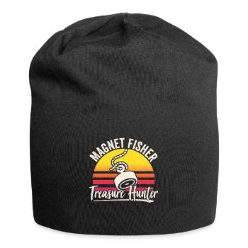 Magnet Fisherman Treasure Hunters Magnet Magnetic Fishing - Jersey Beanie - black - Front