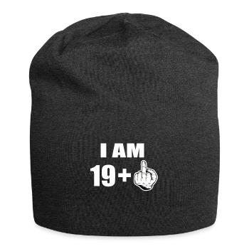 20e anniversaire - Bonnet en jersey - charbon - Devant