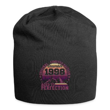 Original December 1998 24th Birthday Gift - Jersey Beanie - black - Front