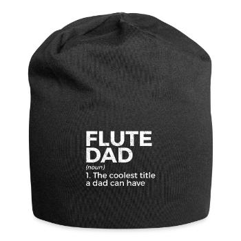 Flute Flute Musicians Brass Music - Jersey Beanie - black - Front