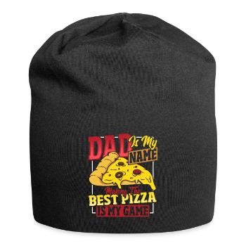 Pizza Making Design für die nächste Pizza Party - Jersey-Beanie - Schwarz - Vorne