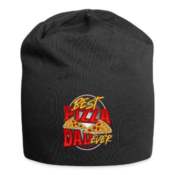 Pizza Making Design für die nächste Pizza Party - Jersey-Beanie - Schwarz - Vorne