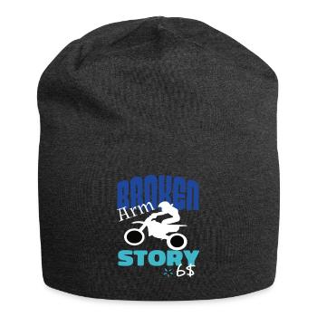 Broken Arm Story Drôle de motocross Extreme Sport - Bonnet en jersey - charbon - Devant