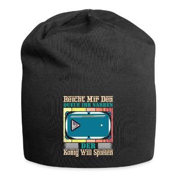 Reicht Mir Den Queue Ihr Narren Billard Pool - Jersey-Beanie - Schwarz - Vorne