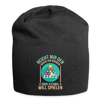 Reicht Mir Den Queue Ihr Narren Billard Pool 9 - Jersey-Beanie - Schwarz - Vorne